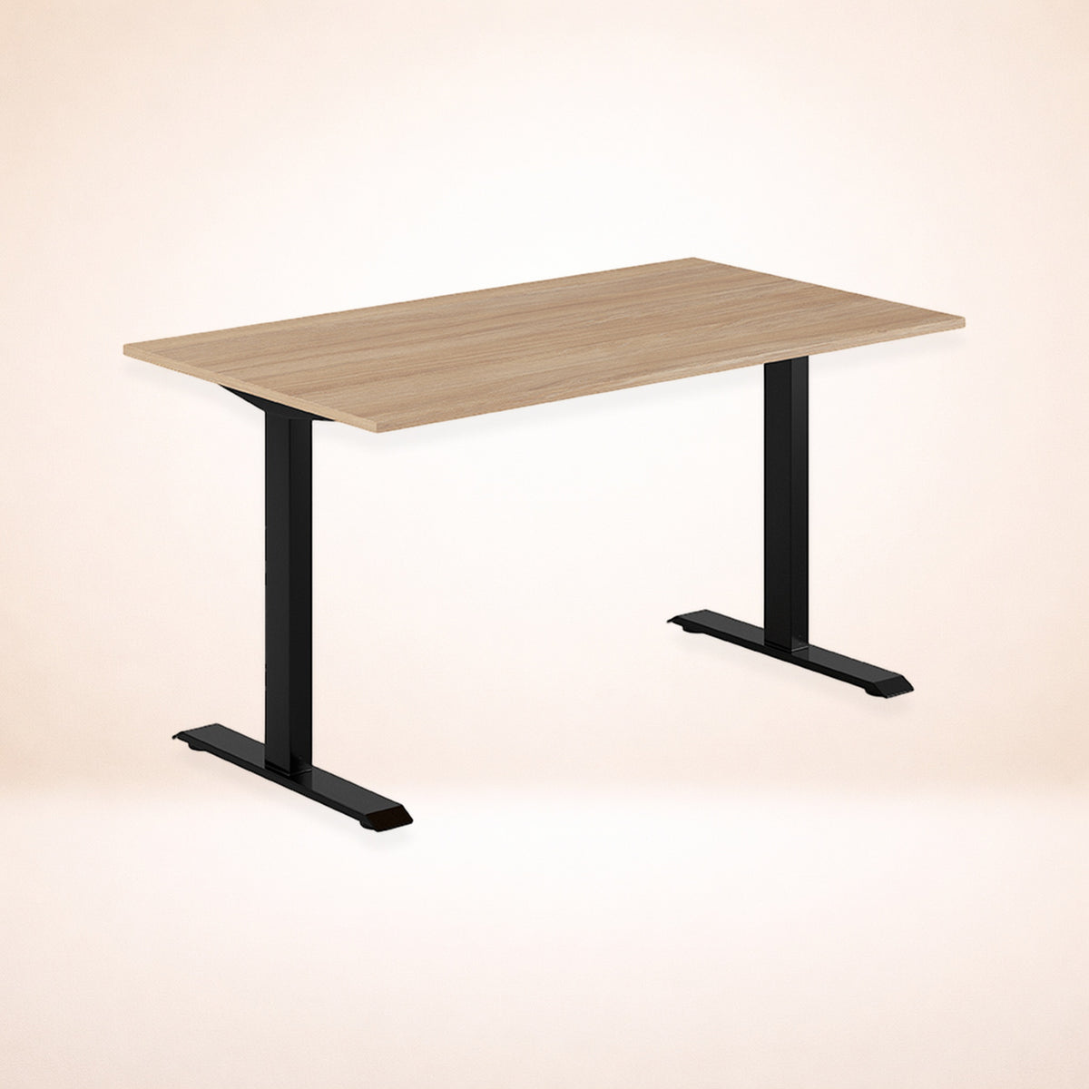 Bord med T-stativ urban oak