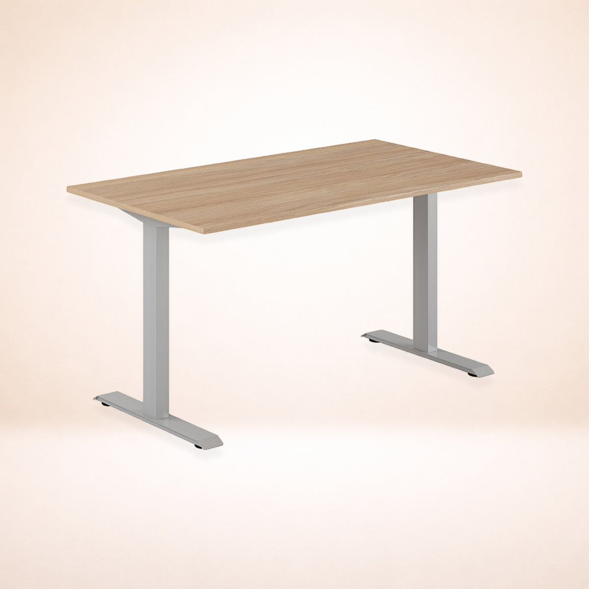 Bord med T-stativ urban oak