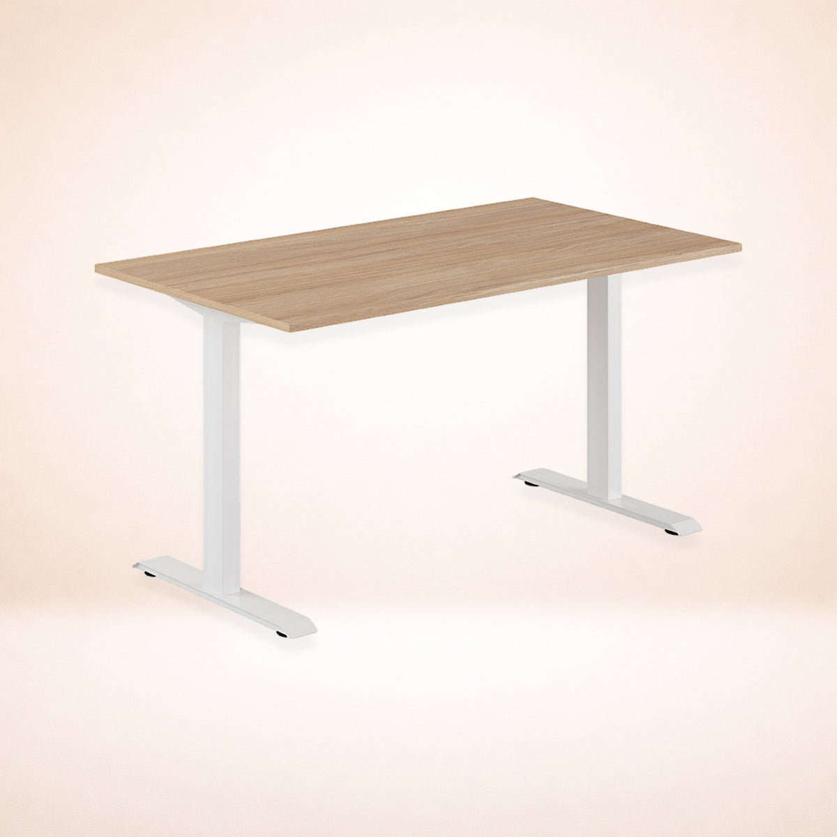 Bord med T-stativ urban oak