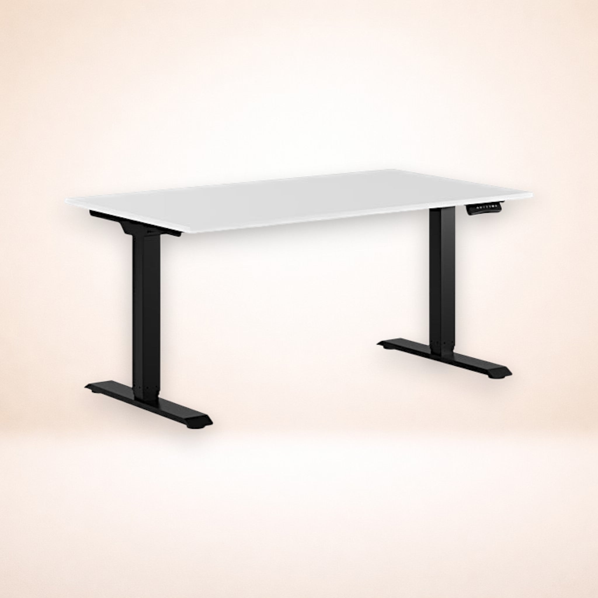 Skrivbord premium - vit / svart