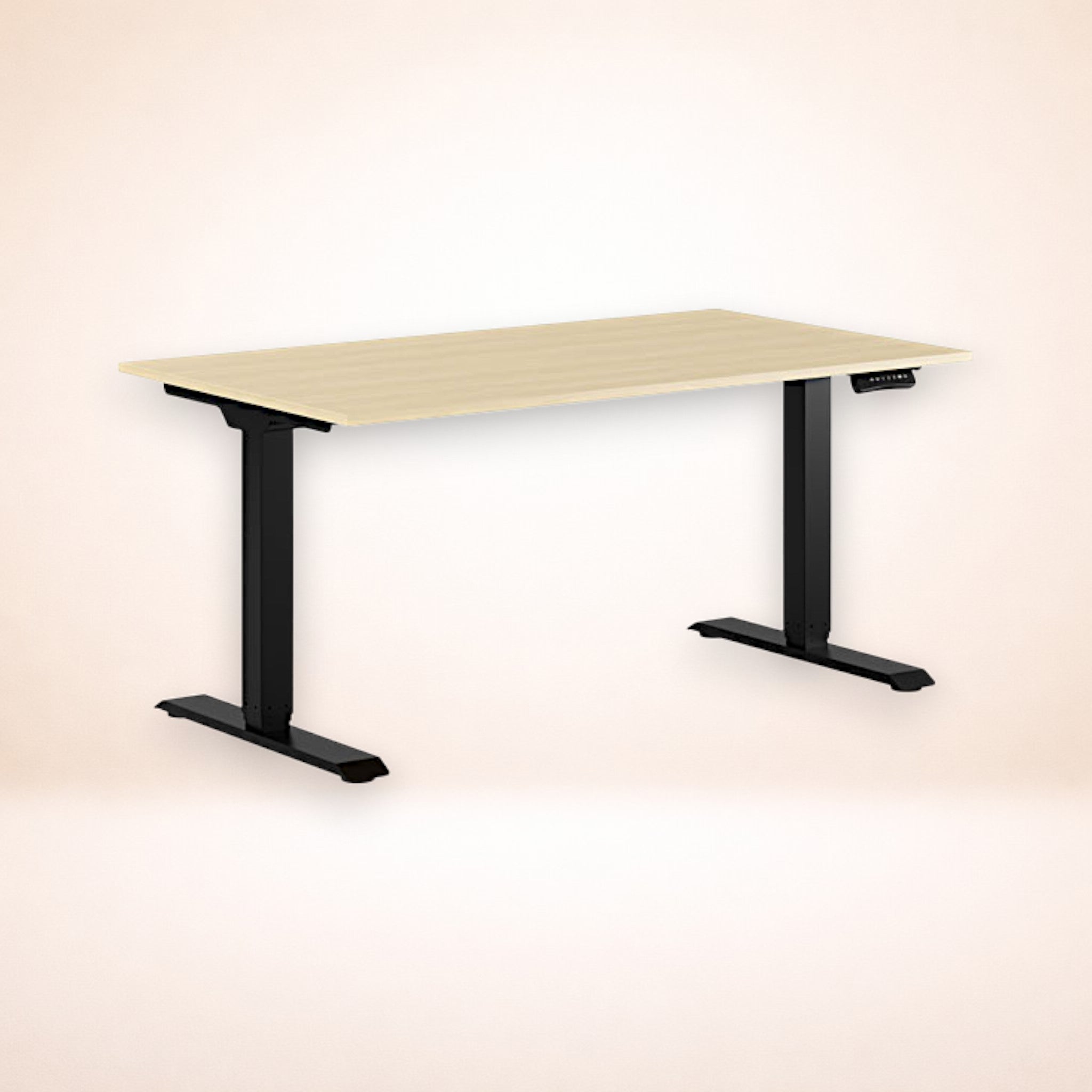 Skrivbord premium - björk / svart