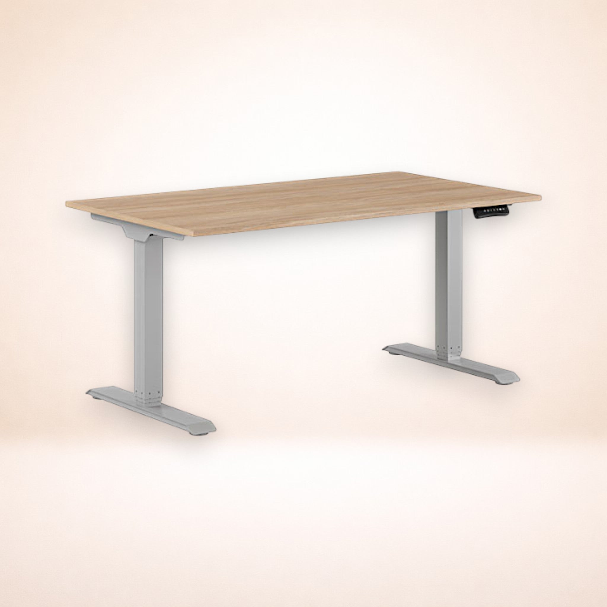 Skrivbord premium - urban oak / grå