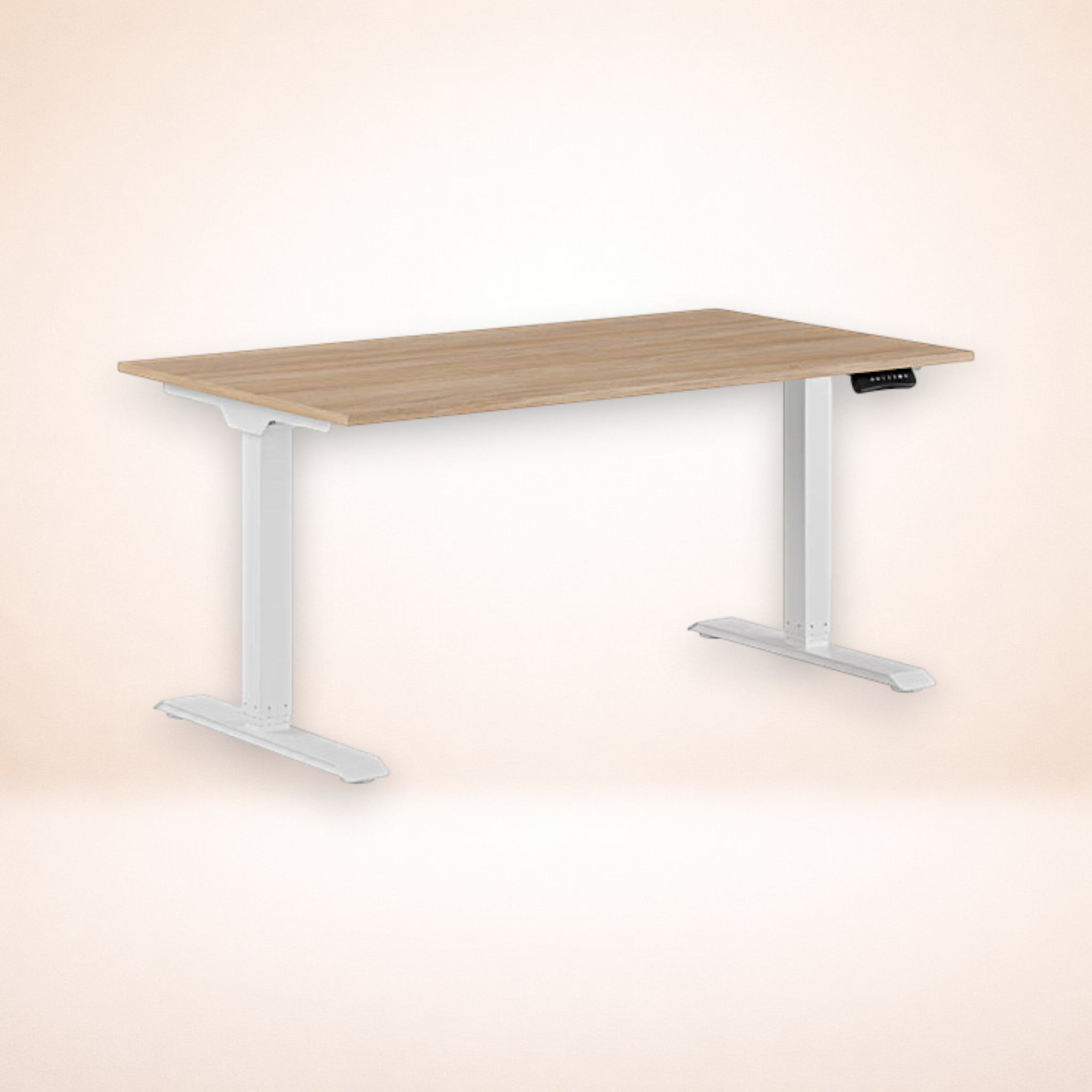 Skrivbord premium - urban oak / vit