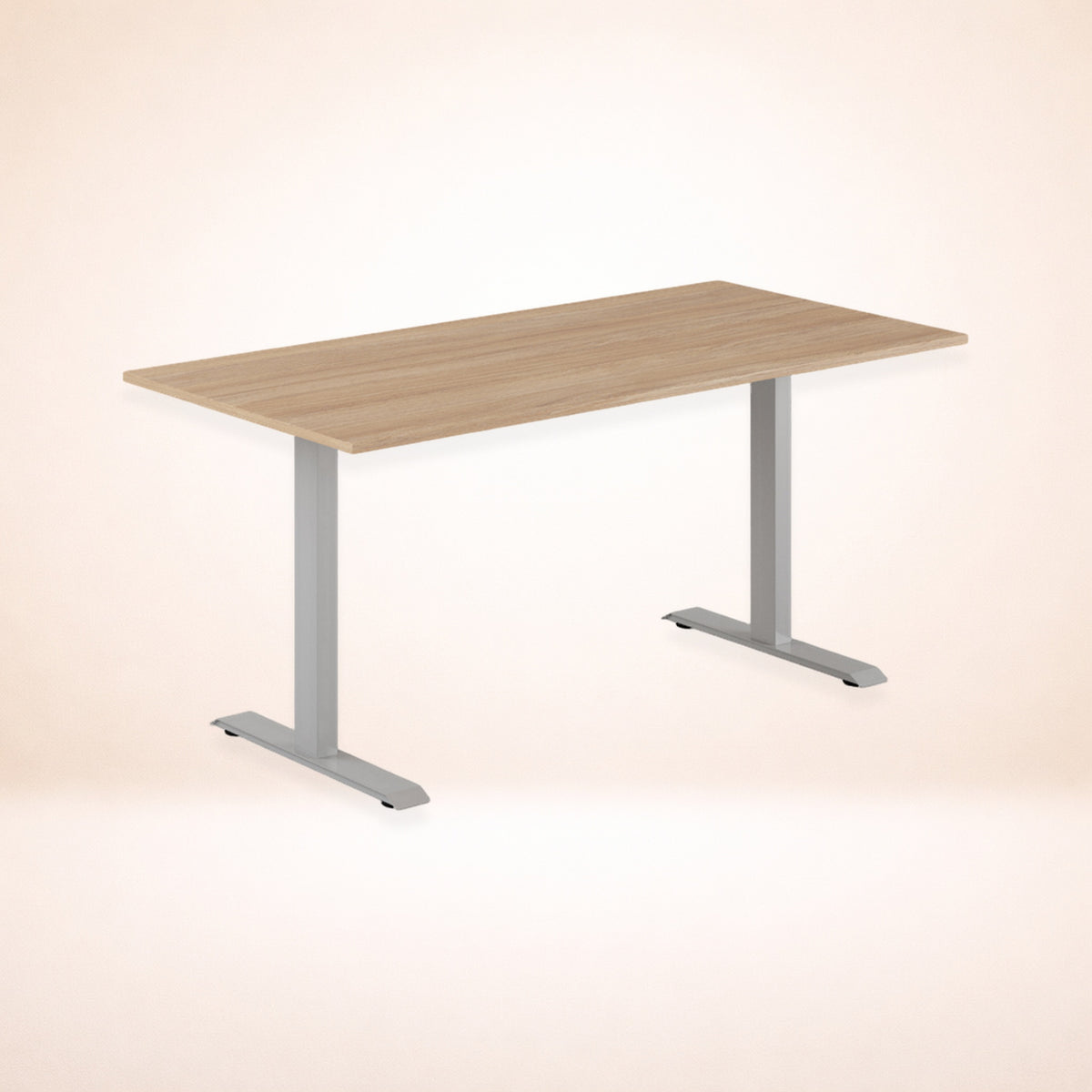 Bord med T-stativ urban oak