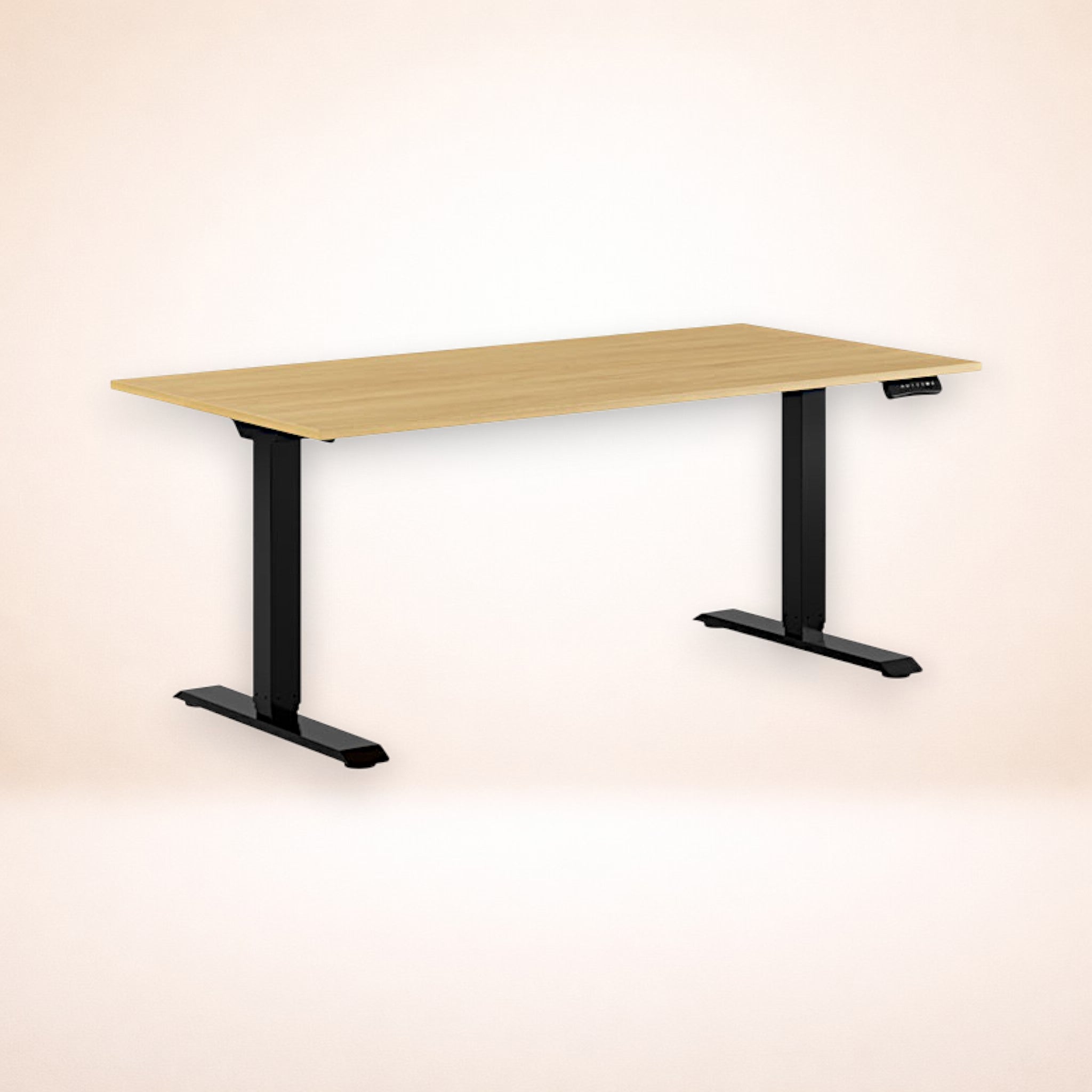 Skrivbord premium - ek / svart