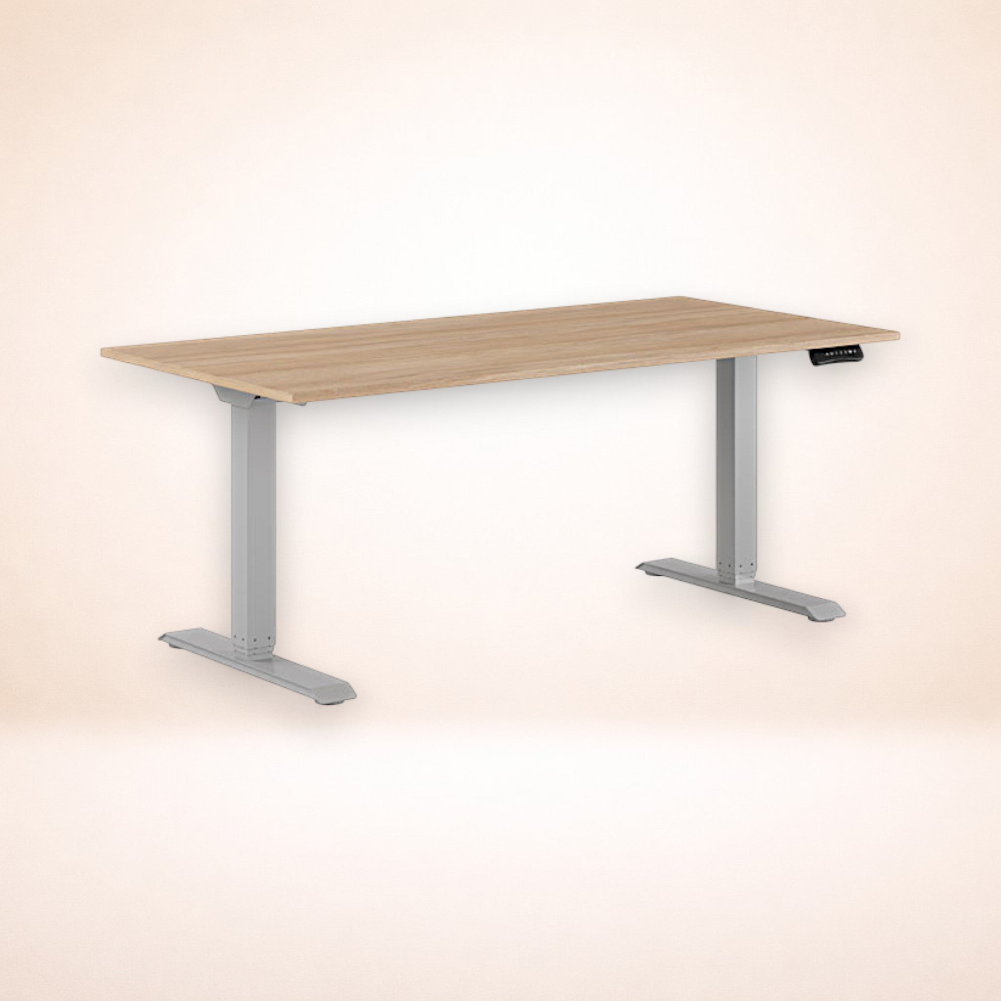Skrivbord premium - urban oak / grå