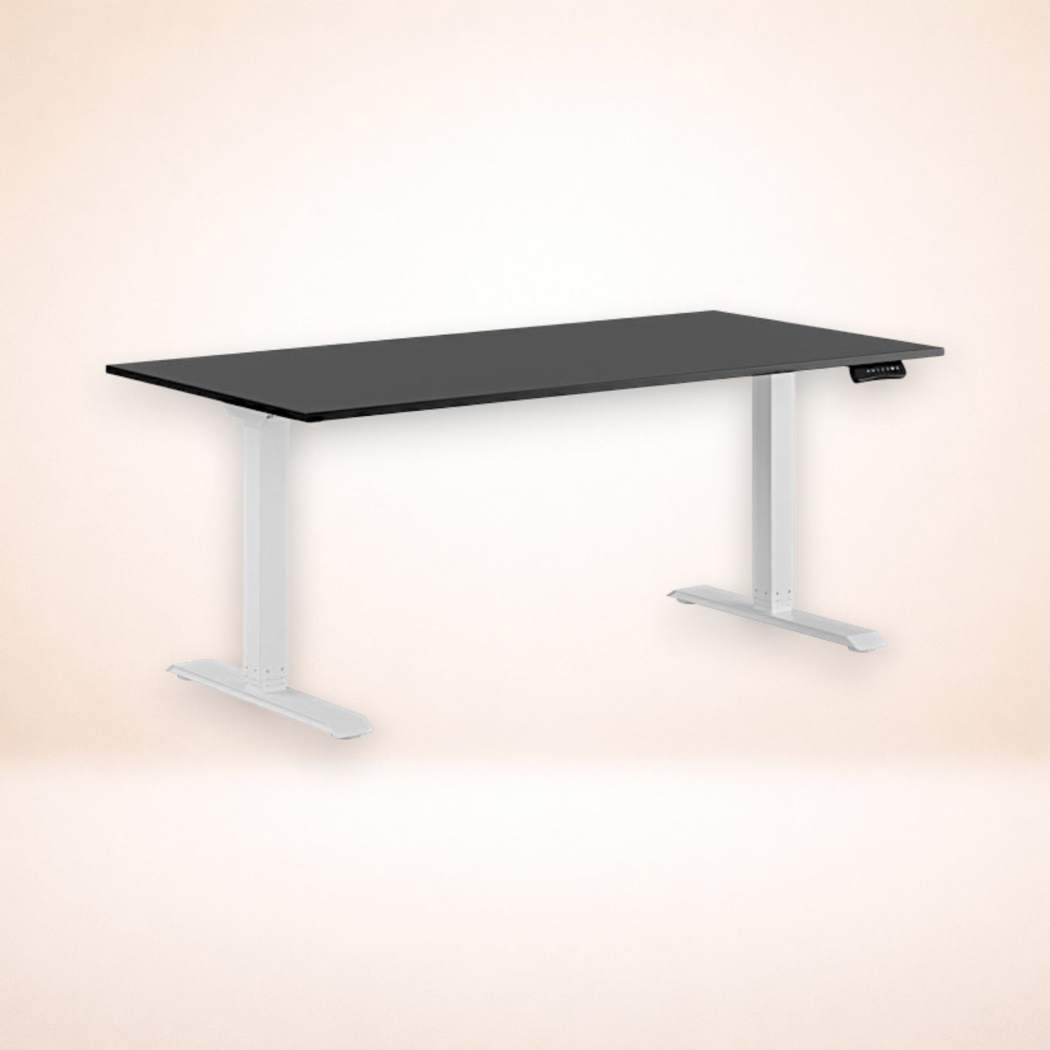 Skrivbord premium - svart / vit