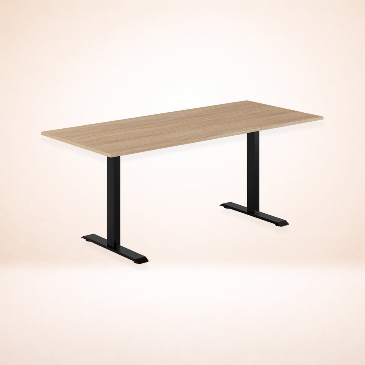 Bord med T-stativ urban oak