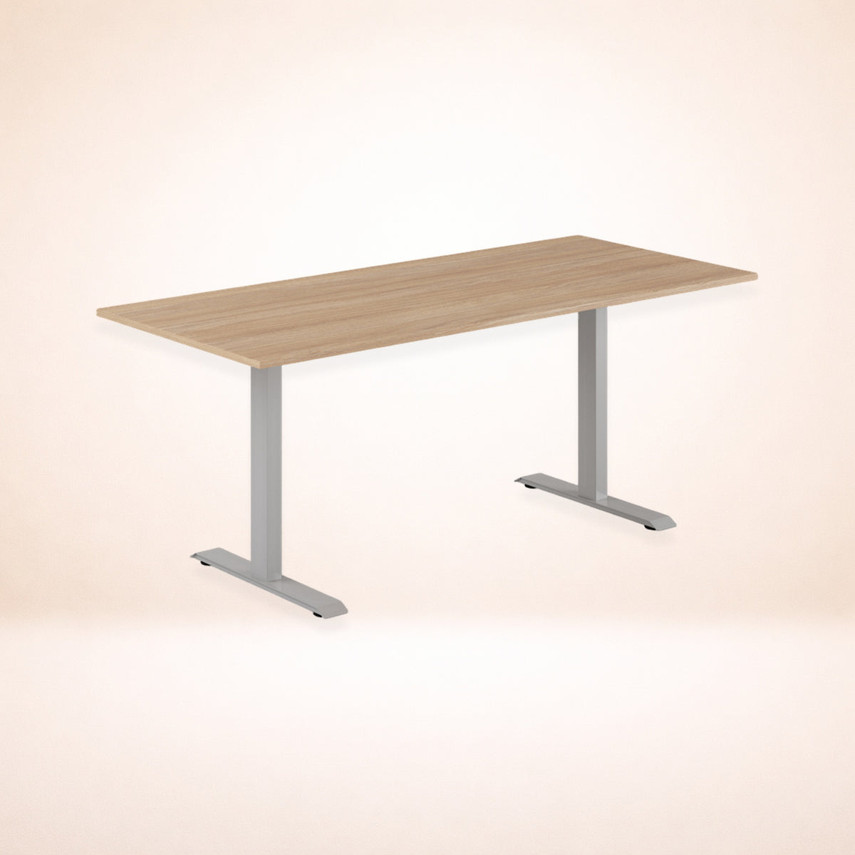 Bord med T-stativ urban oak