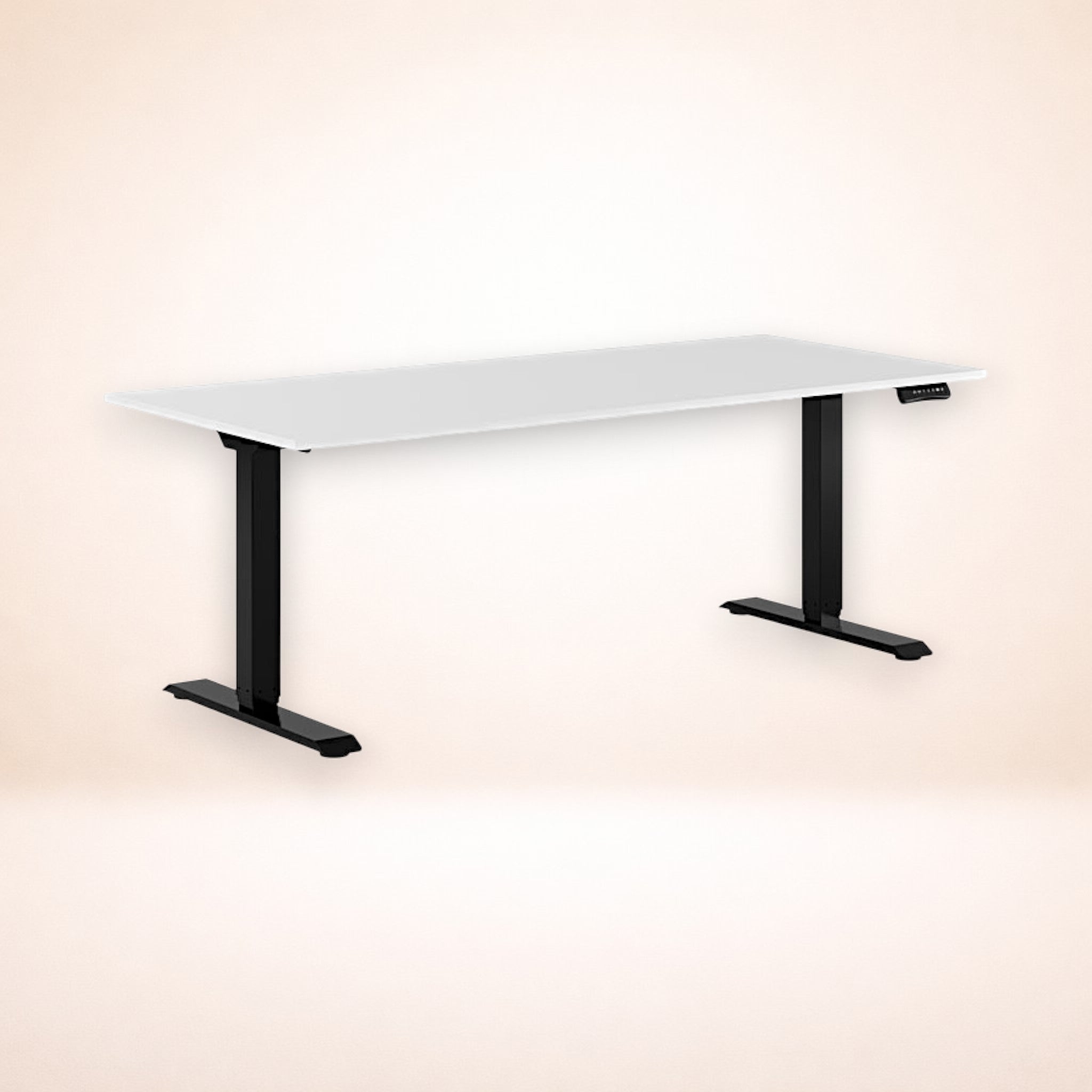Skrivbord premium - vit / svart