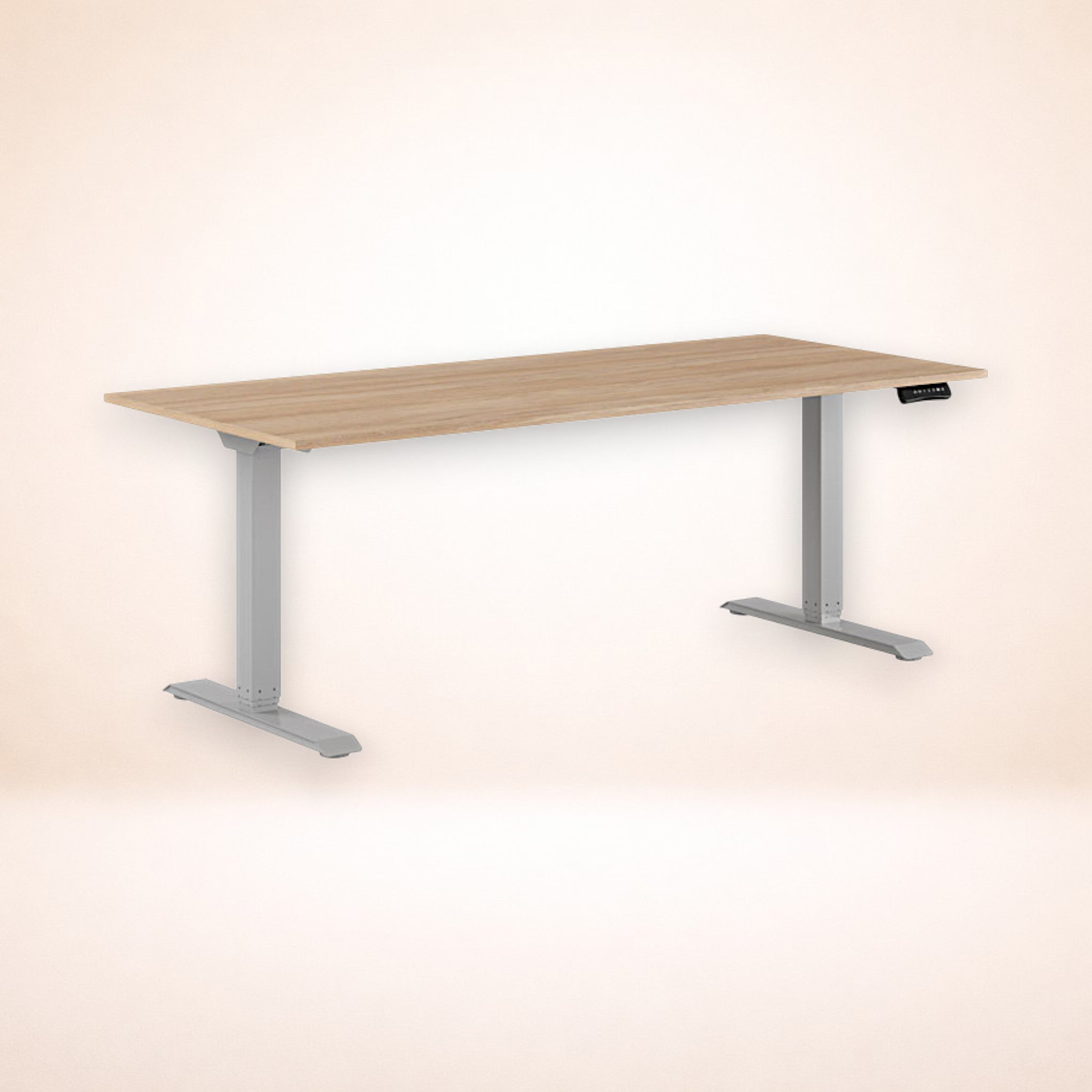 Skrivbord premium - urban oak / grå