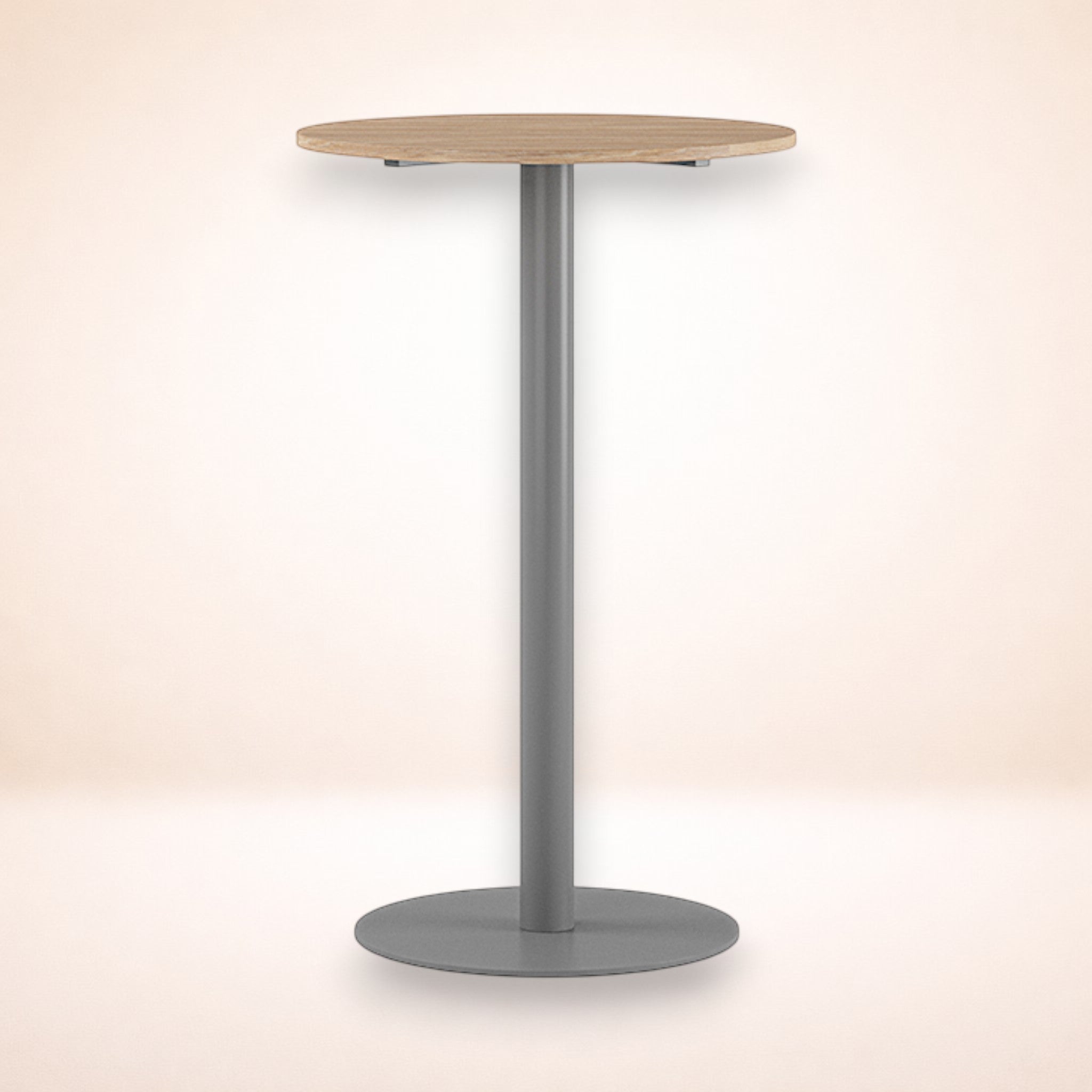 Pelarbord Ø70 urban oak / grå