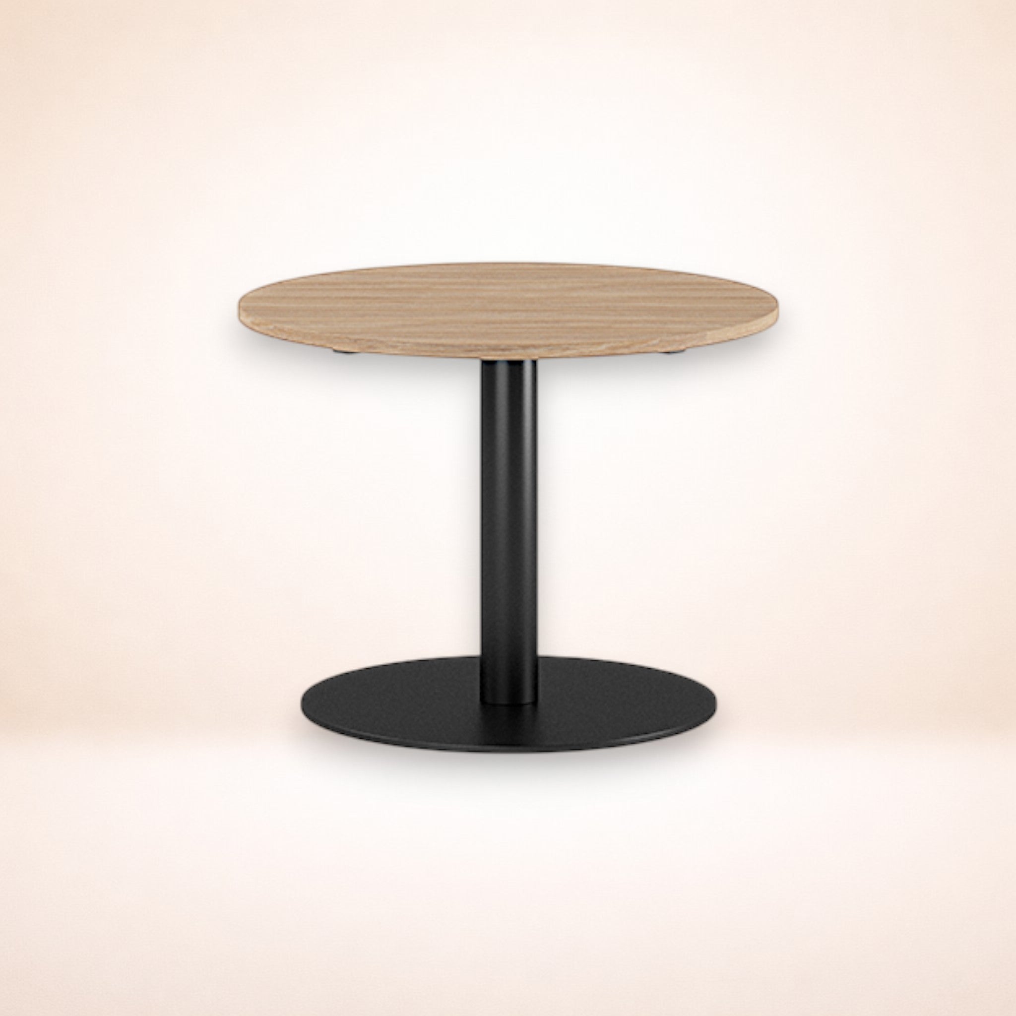 Pelarbord Ø70 urban oak / svart