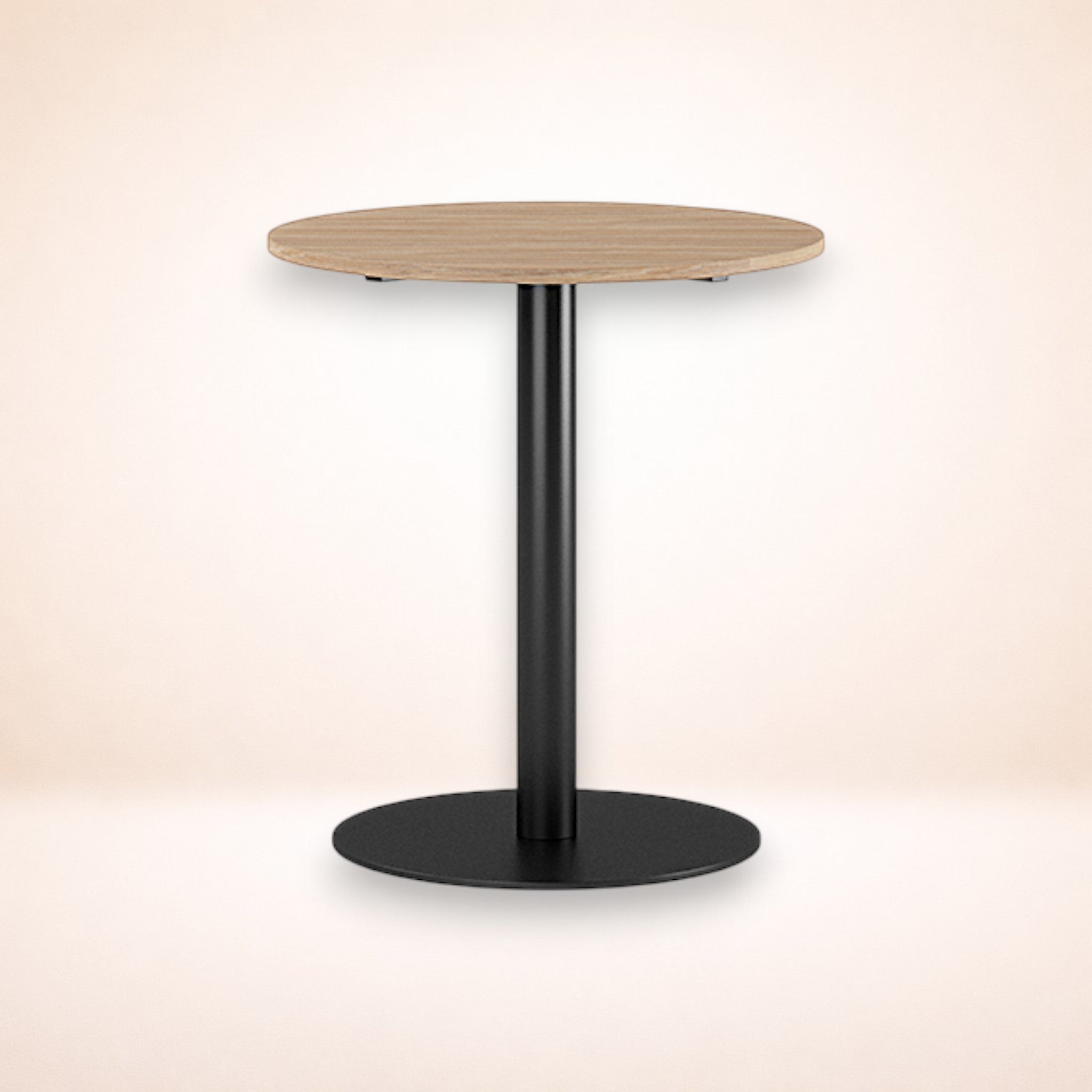 Pelarbord Ø70 urban oak / svart