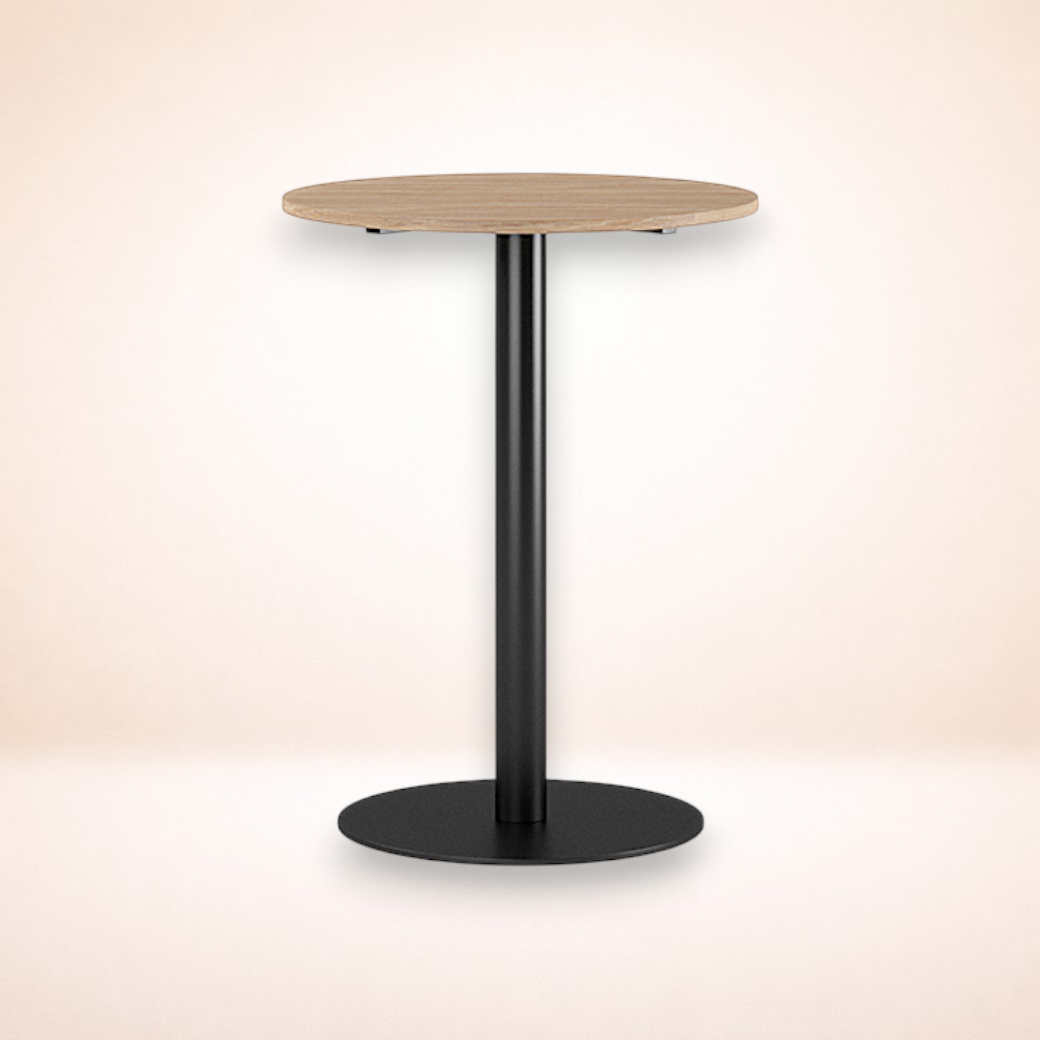 Pelarbord Ø70 urban oak / svart