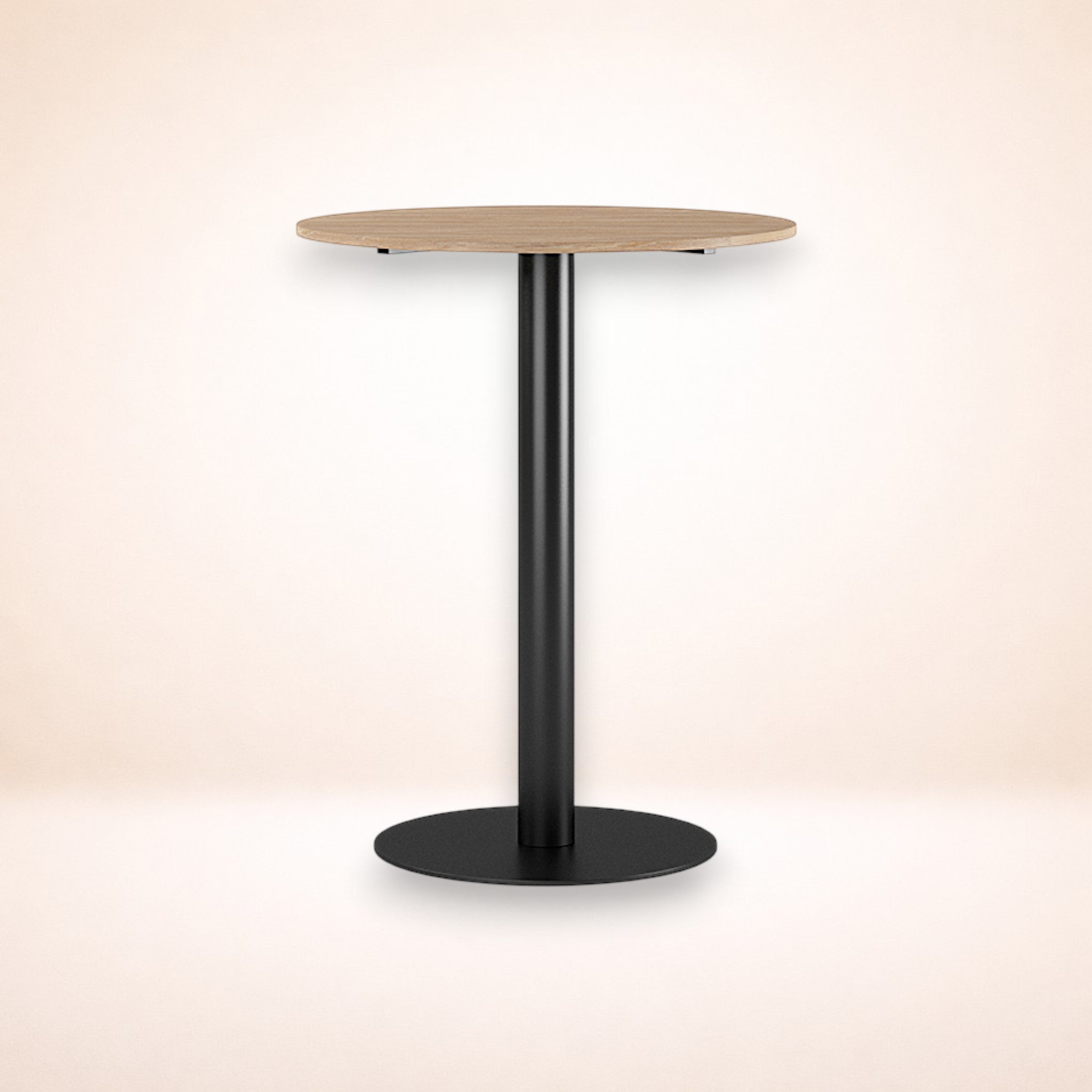 Pelarbord Ø90 urban oak / svart