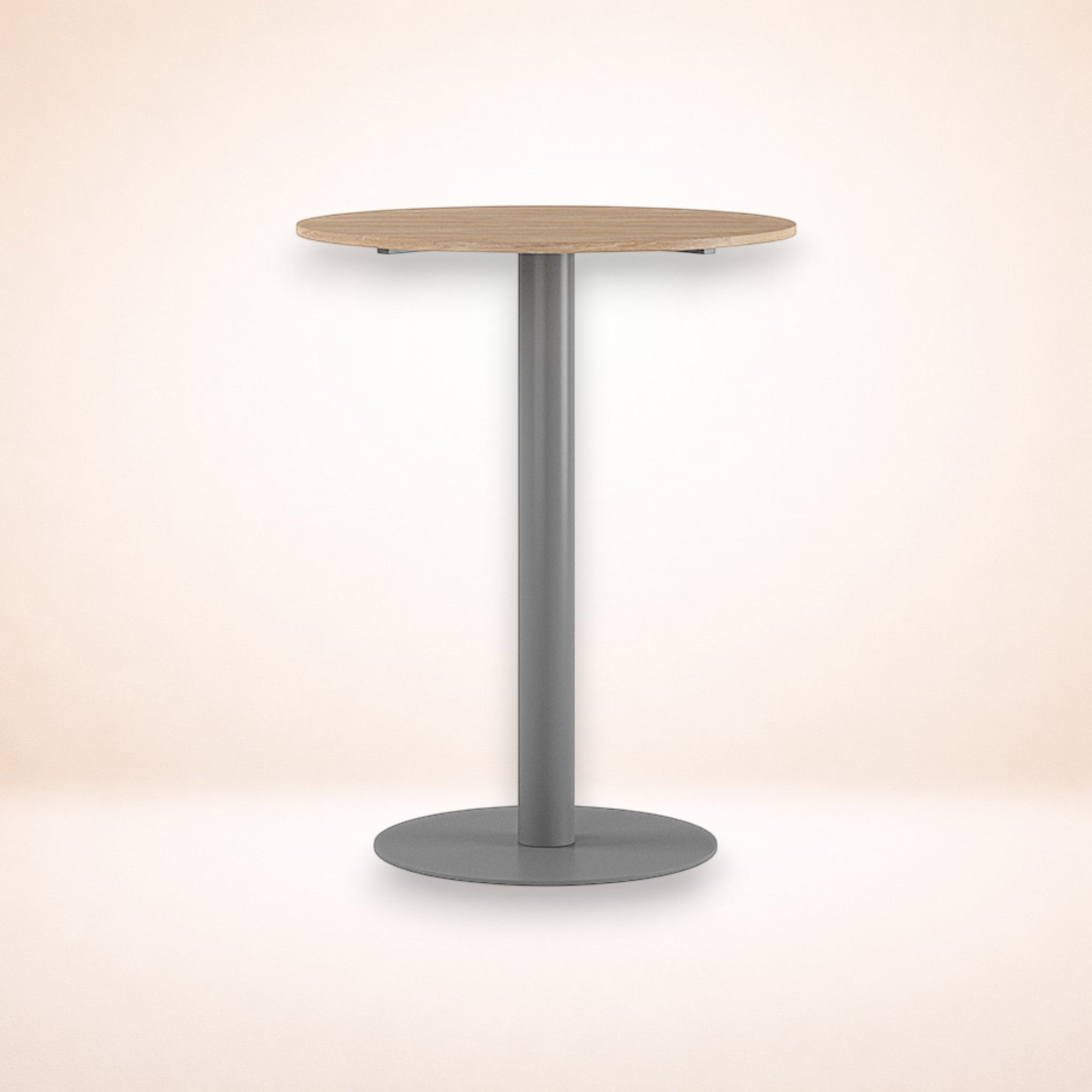 Pelarbord Ø90 urban oak / grå