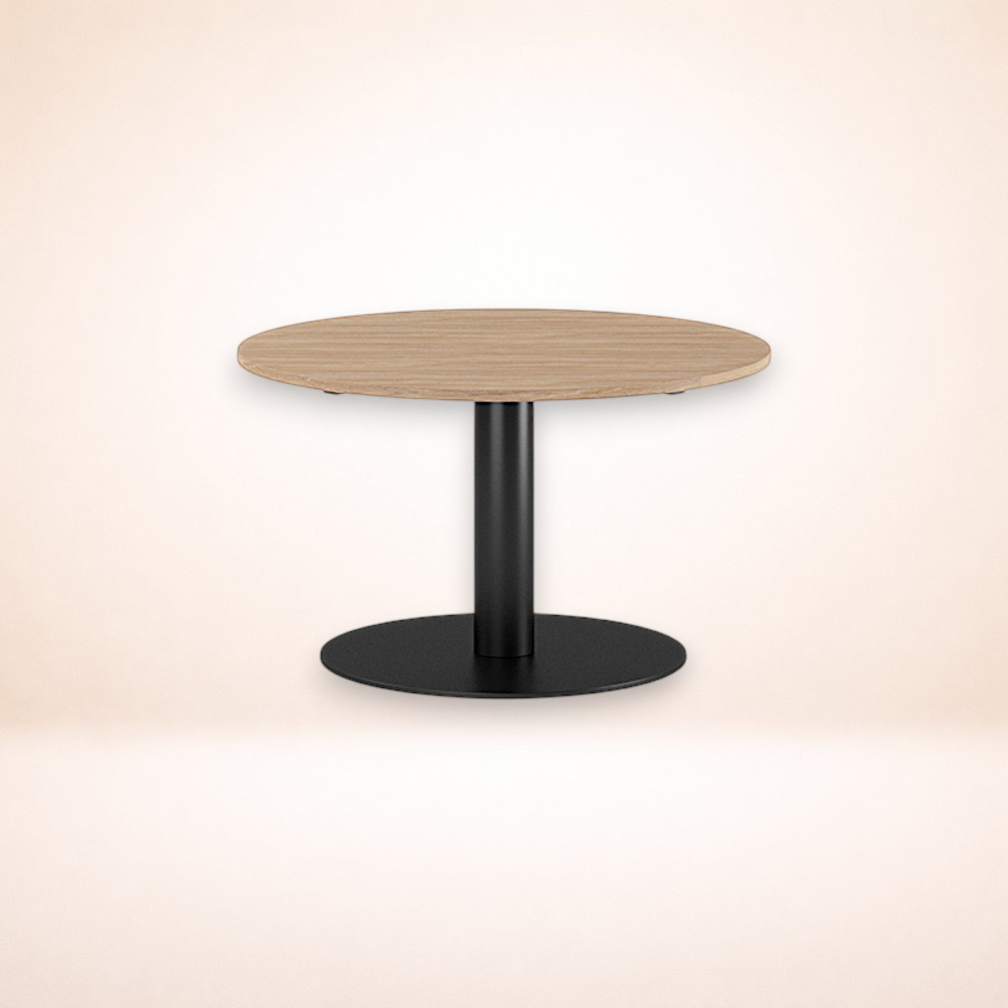 Pelarbord Ø90 urban oak / svart