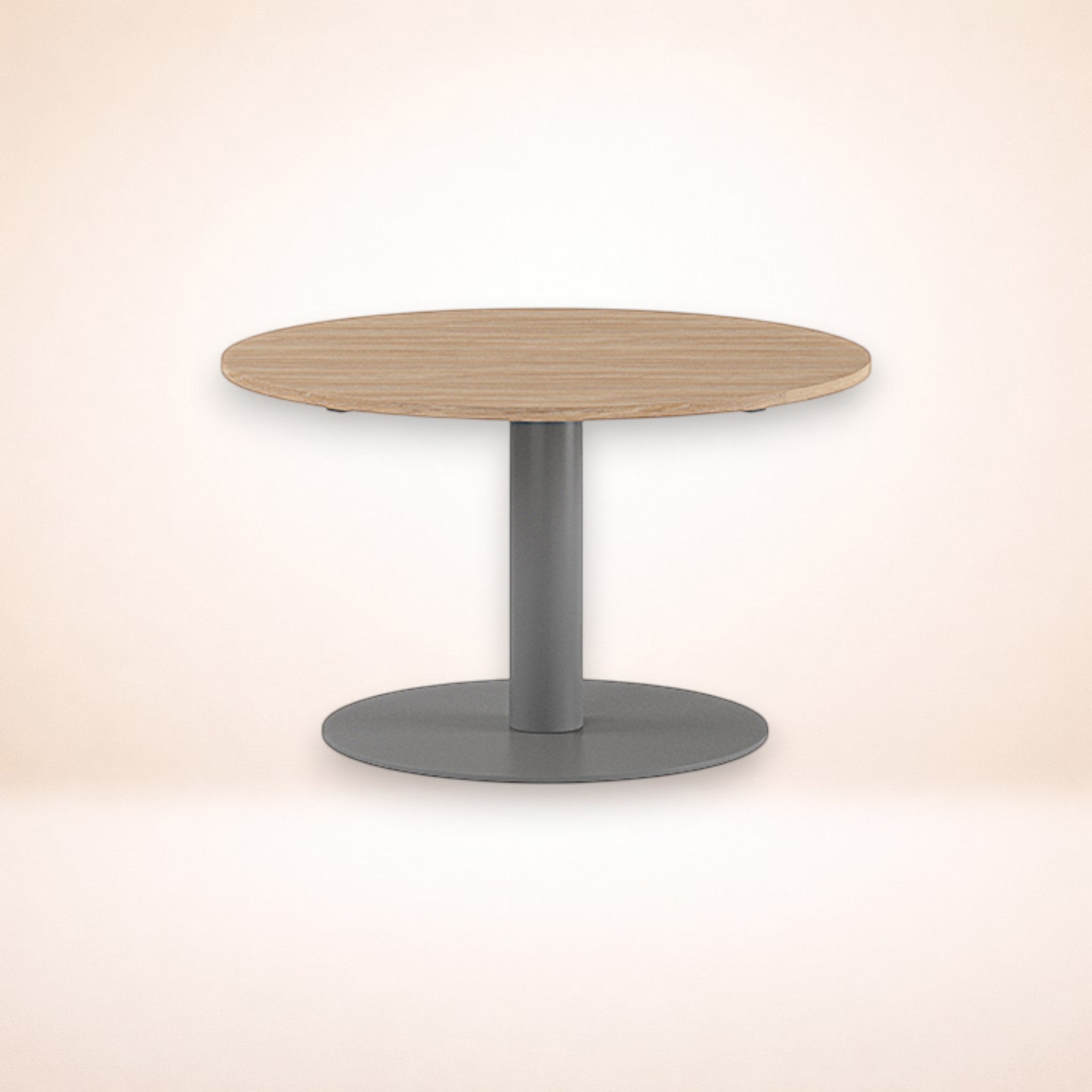 Pelarbord Ø90 urban oak / grå