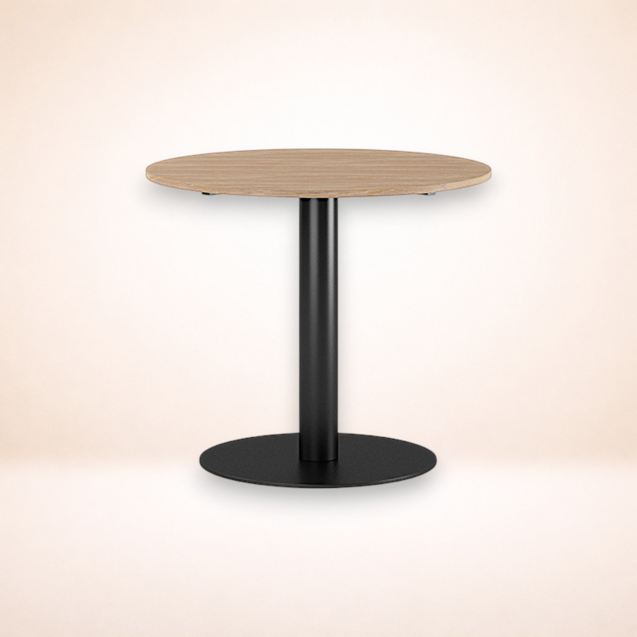 Pelarbord Ø90 urban oak / svart