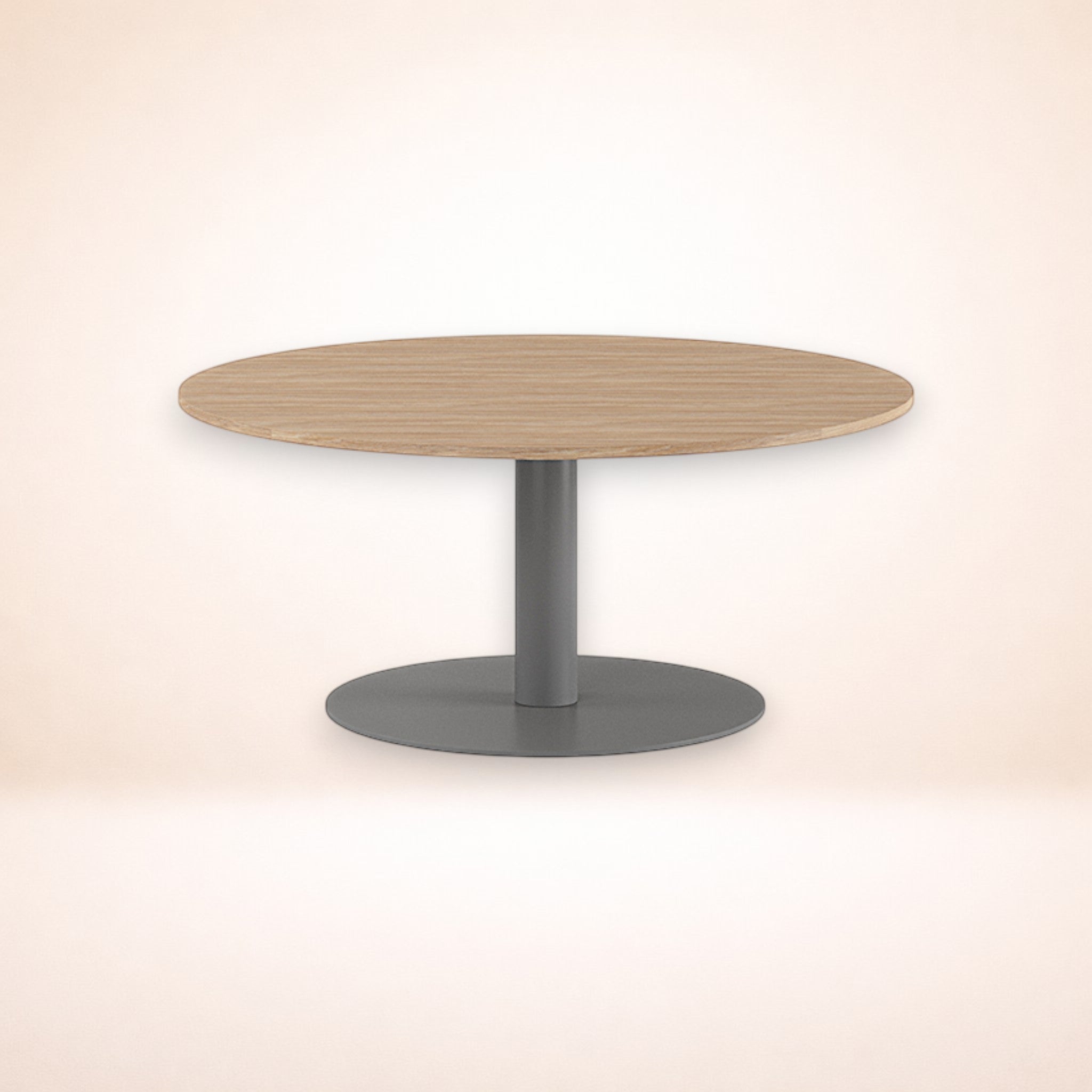 Pelarbord Ø120 urban oak / grå