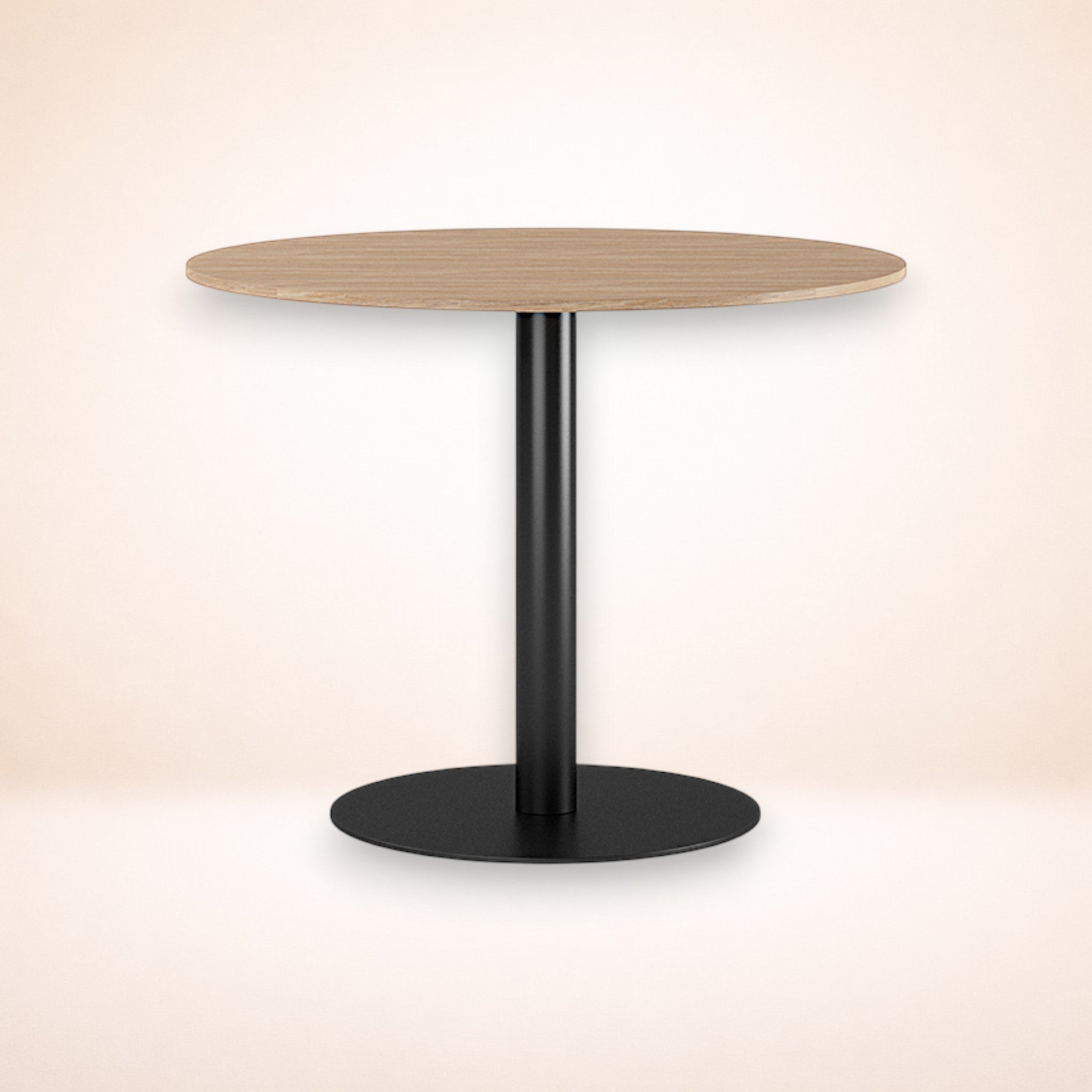 Pelarbord Ø120 urban oak / svart