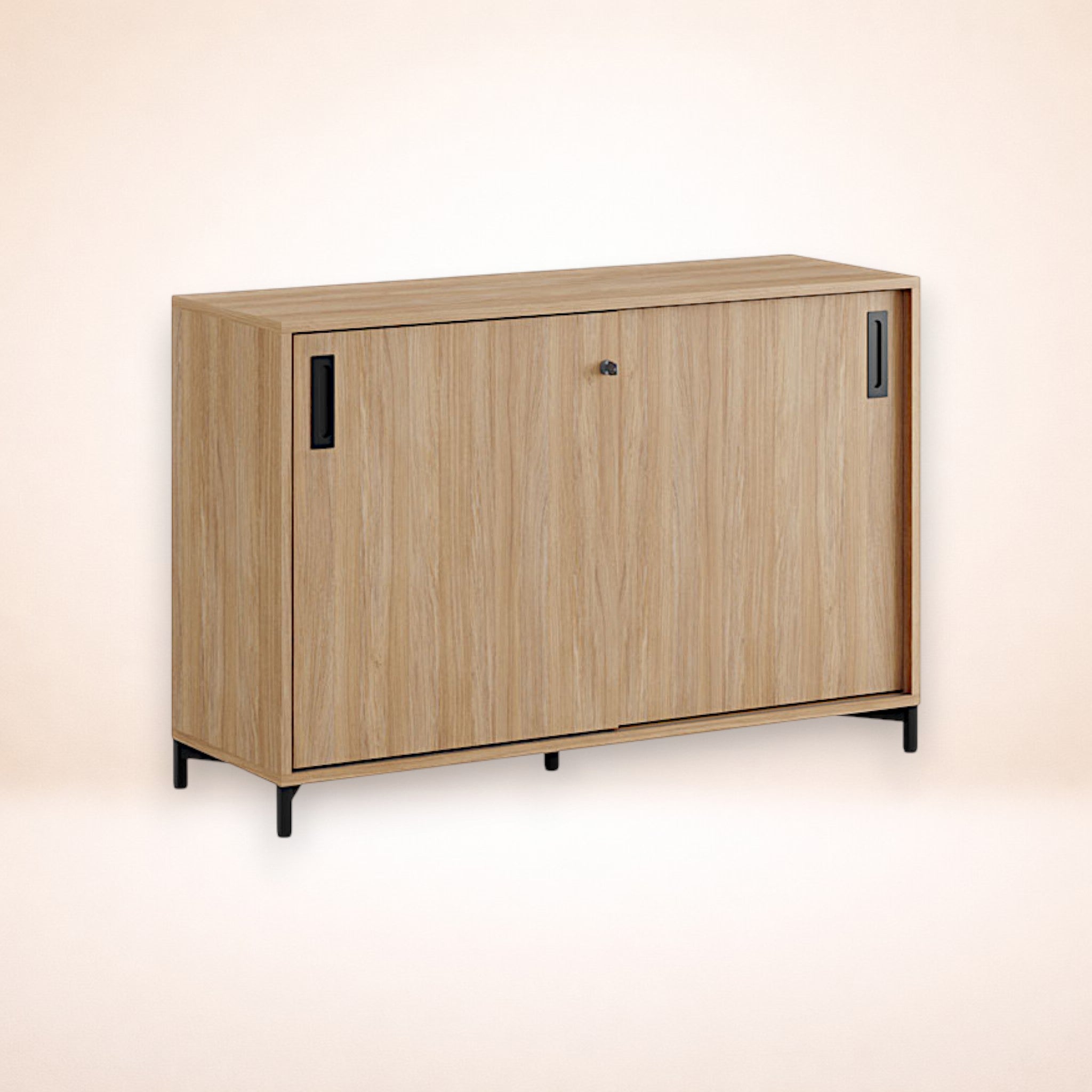Skjutdörrskåp urban oak 120cm