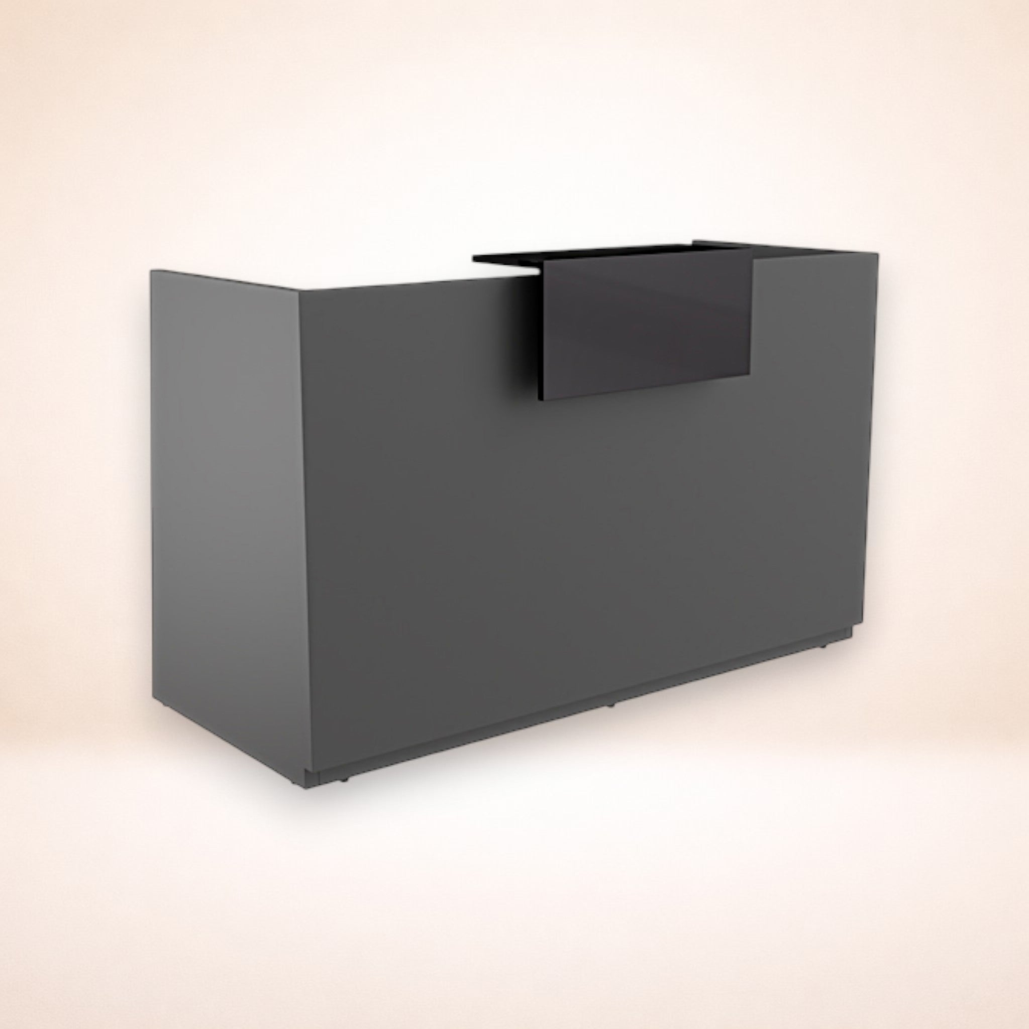 Receptionsdisk DNA antracit