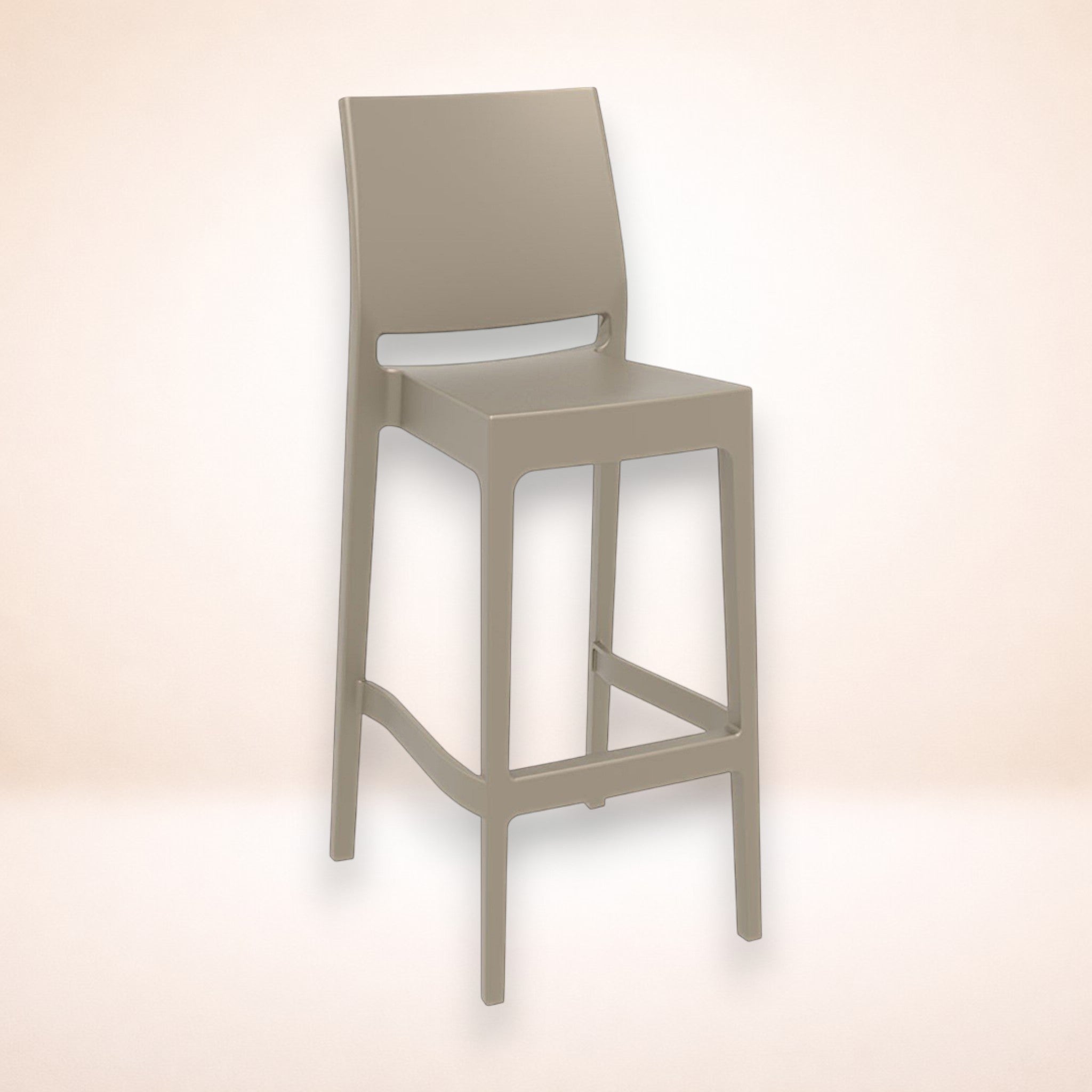 Barstol taupe