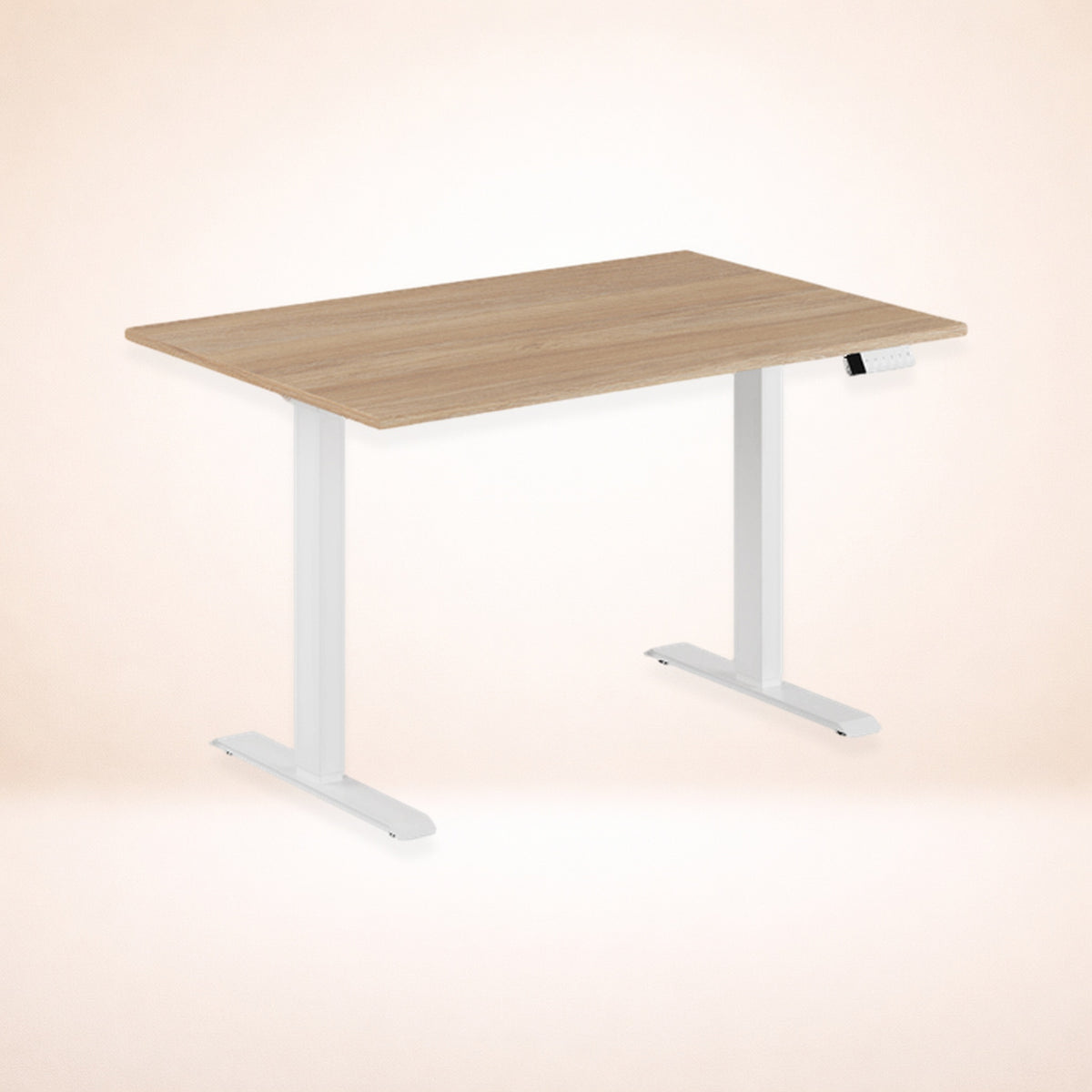 Skrivbord - urban oak / vit