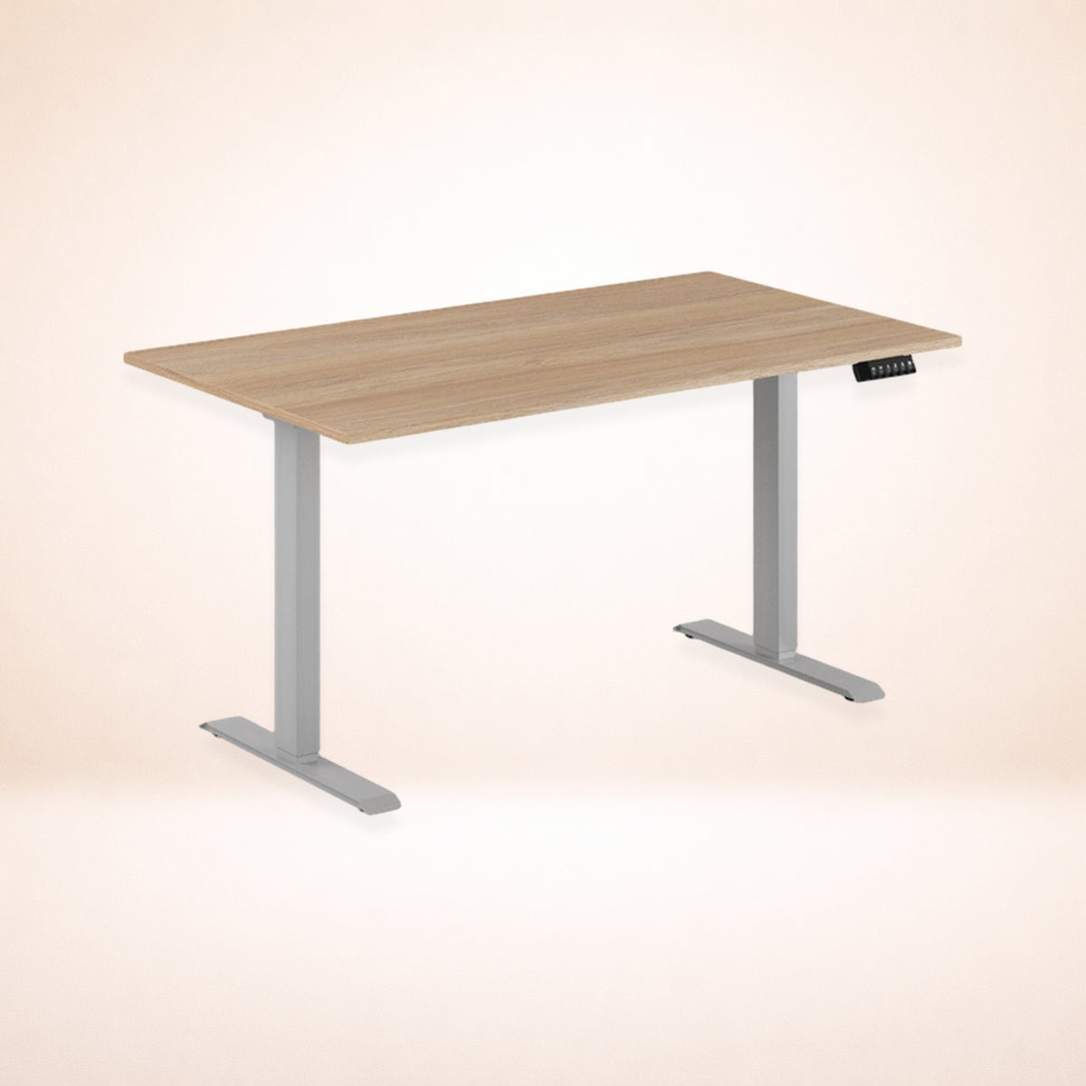Skrivbord - urban oak / grå