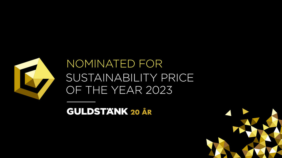 Nominerade till Sustainability Prize of the Year 2023 – Guldstänk
