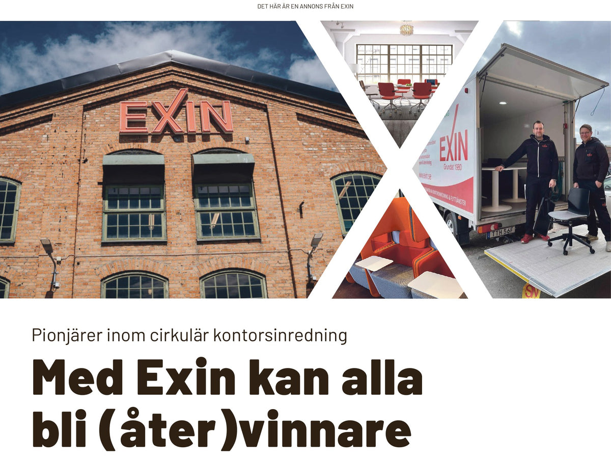 Tidningsuppslag: Med Exin kan alla bli (åter)vinnare