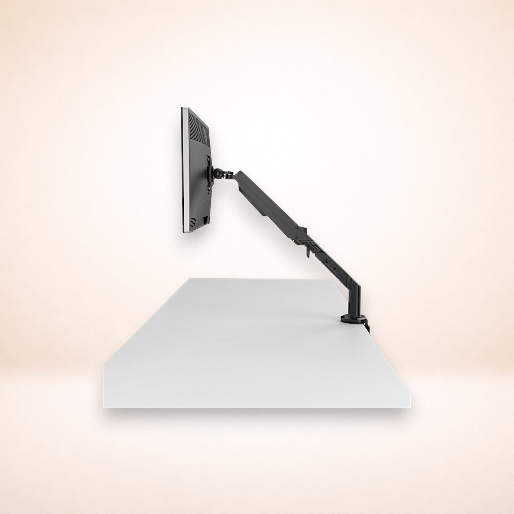 Monitorarm svart