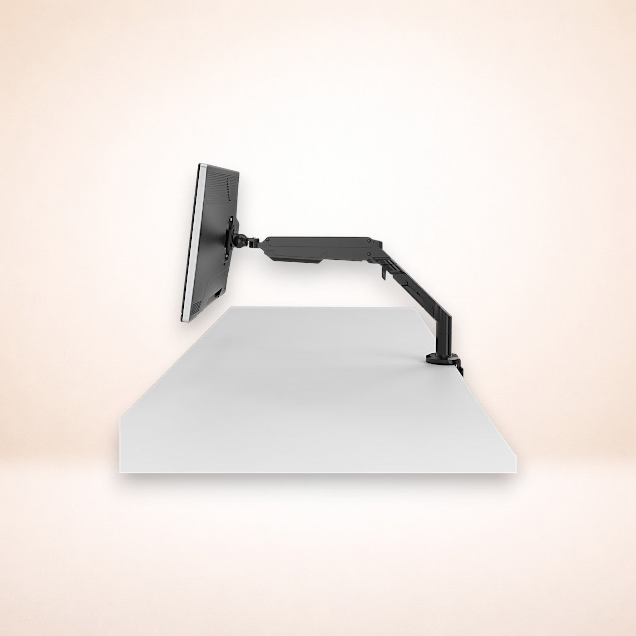 Monitorarm svart