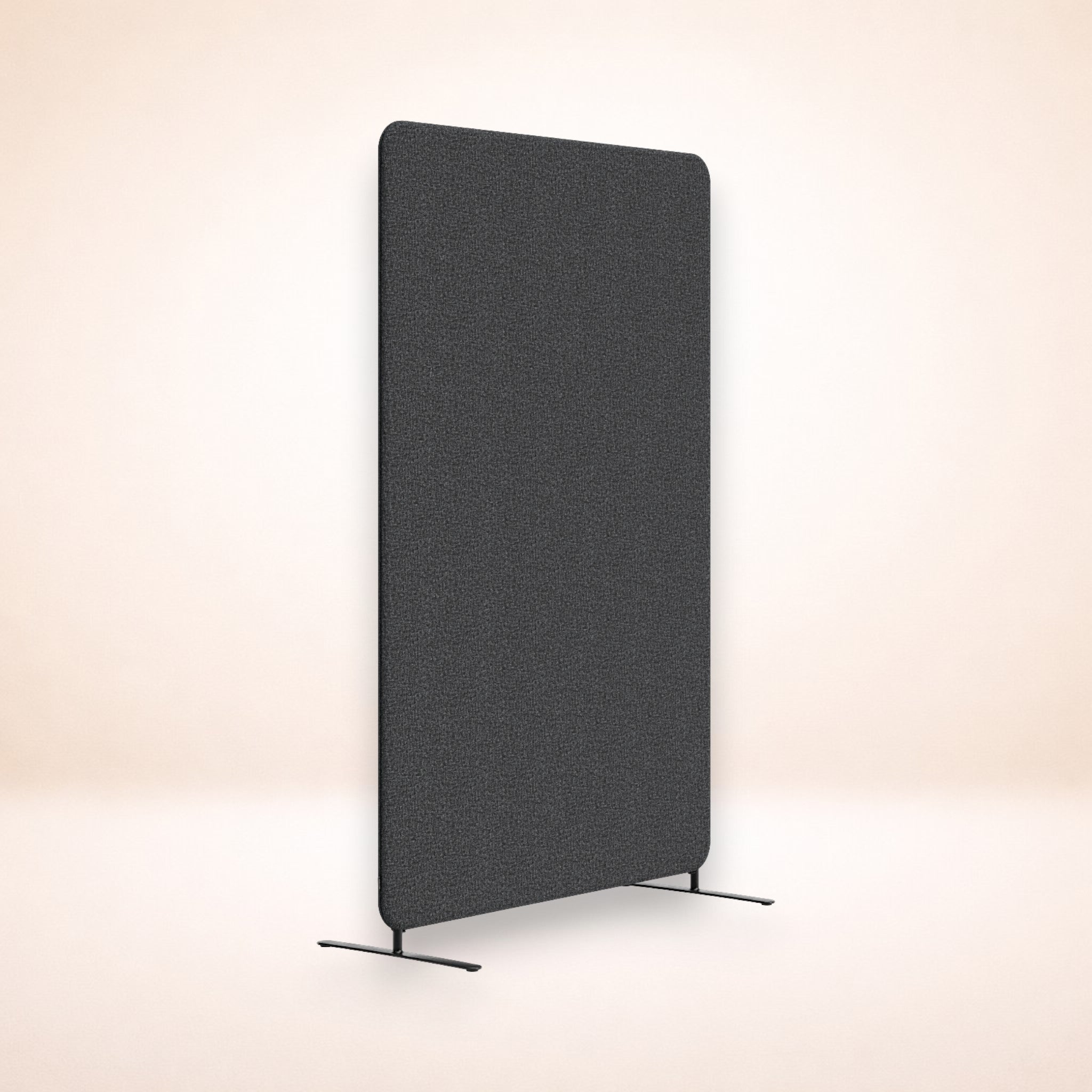Golvskärm Softline svart